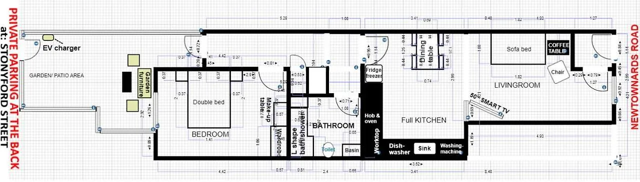 Lmk, Spacious 1 Bedroom Ground Floor Apartment, Ev Charger, Free Parking Wi-Fi, Great Location 贝尔法斯特